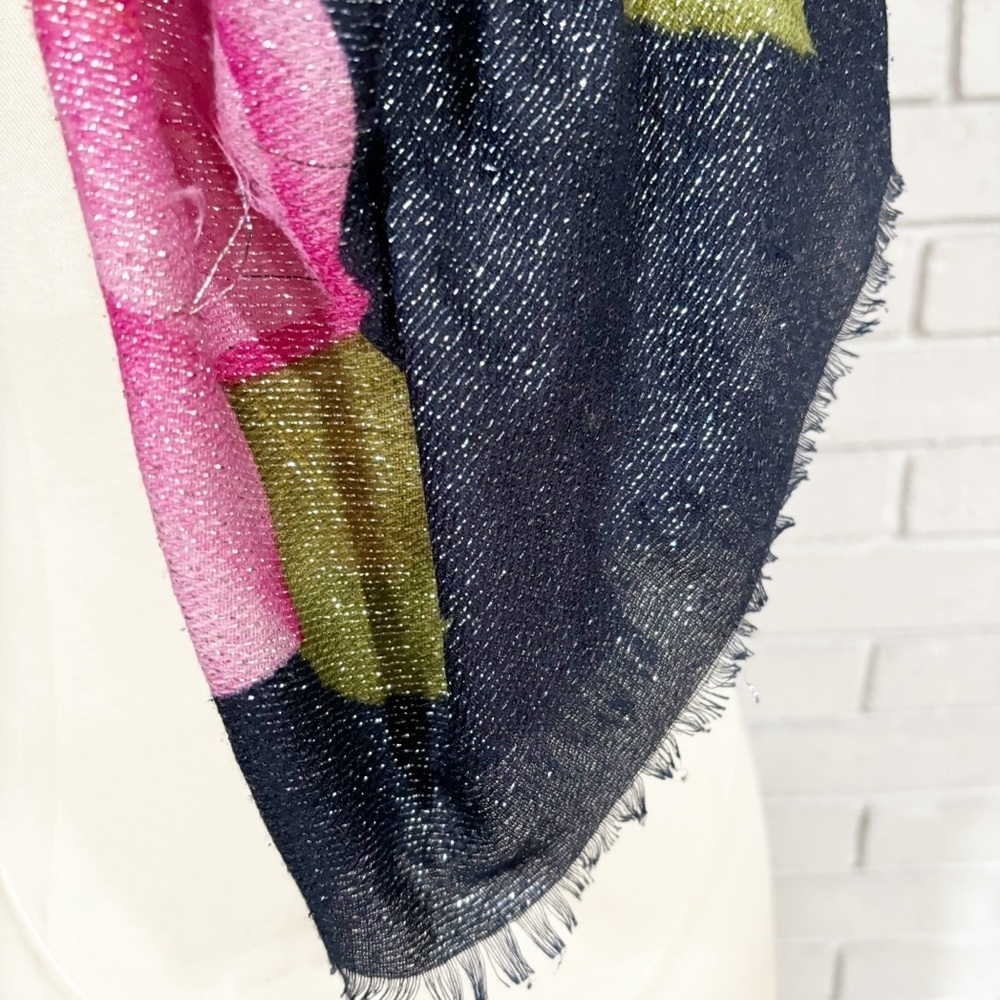 Vintage Unbranded Floral Scarf - Picture 5 of 5